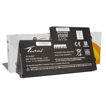 Techie Compatible Battery for Dell 5547 - TRHFF, Inspiron 5548, 5447, Latitude 3450 Laptops (3400mAh, 3-Cell)