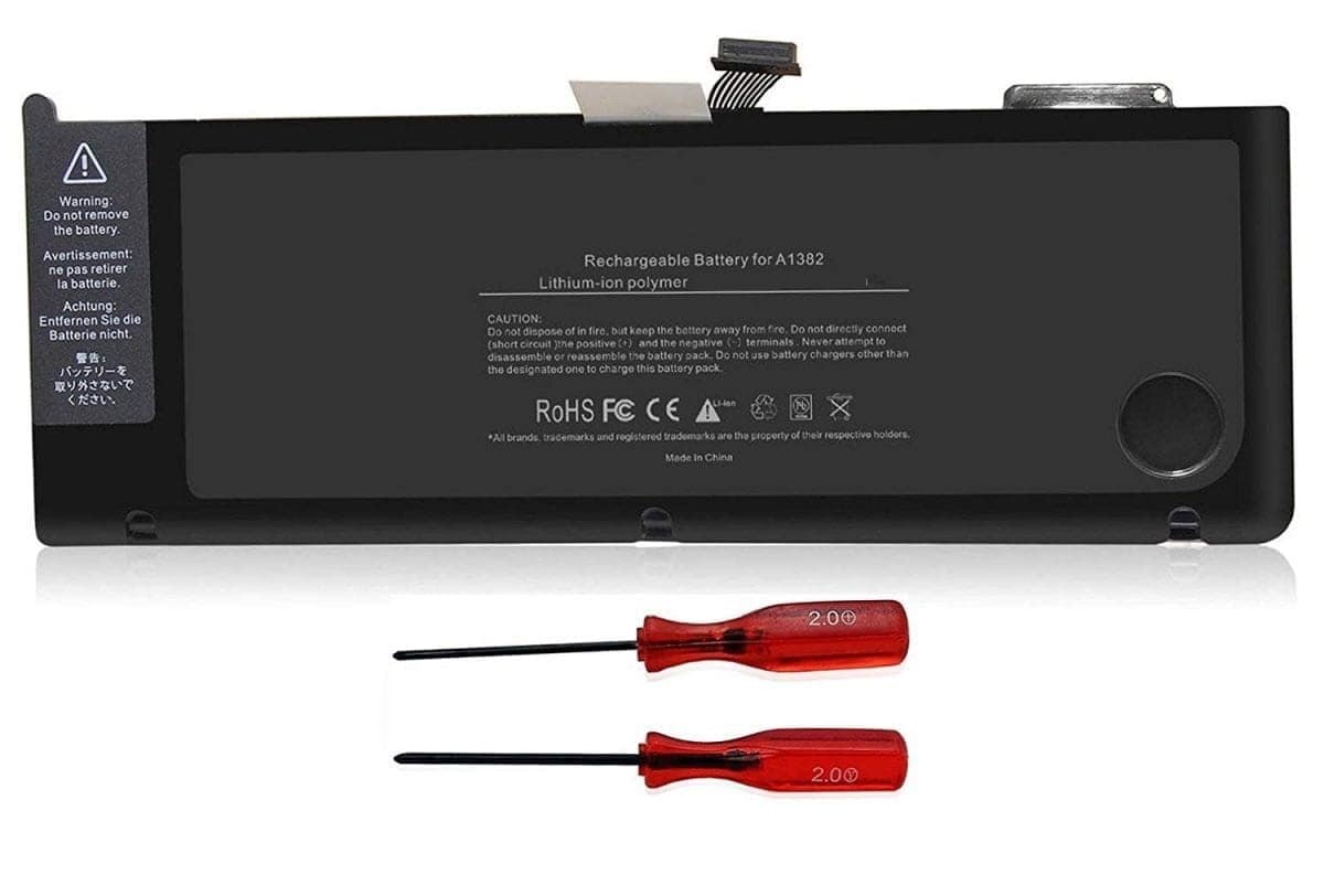 Techie Compatible Battery for Apple A1382 - A1286(EMC 2563*), A1382, MD035LL/A Laptops (5300mAh, 3-Cell)