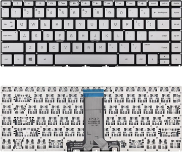 Techie Laptop Keyboard For HP Pavilion 14-BA Series,14-BS Series, 14T-BA Series Laptops Silver