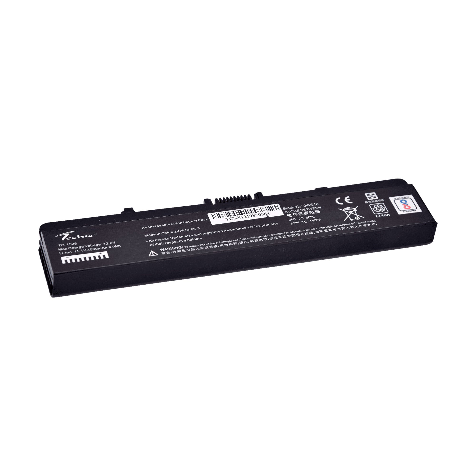 Techie Compatible Battery for Dell 1525 - Inspiron 1526, 1545, 1546, Vostro 500 Laptops (4000mAh, 6-Cell)