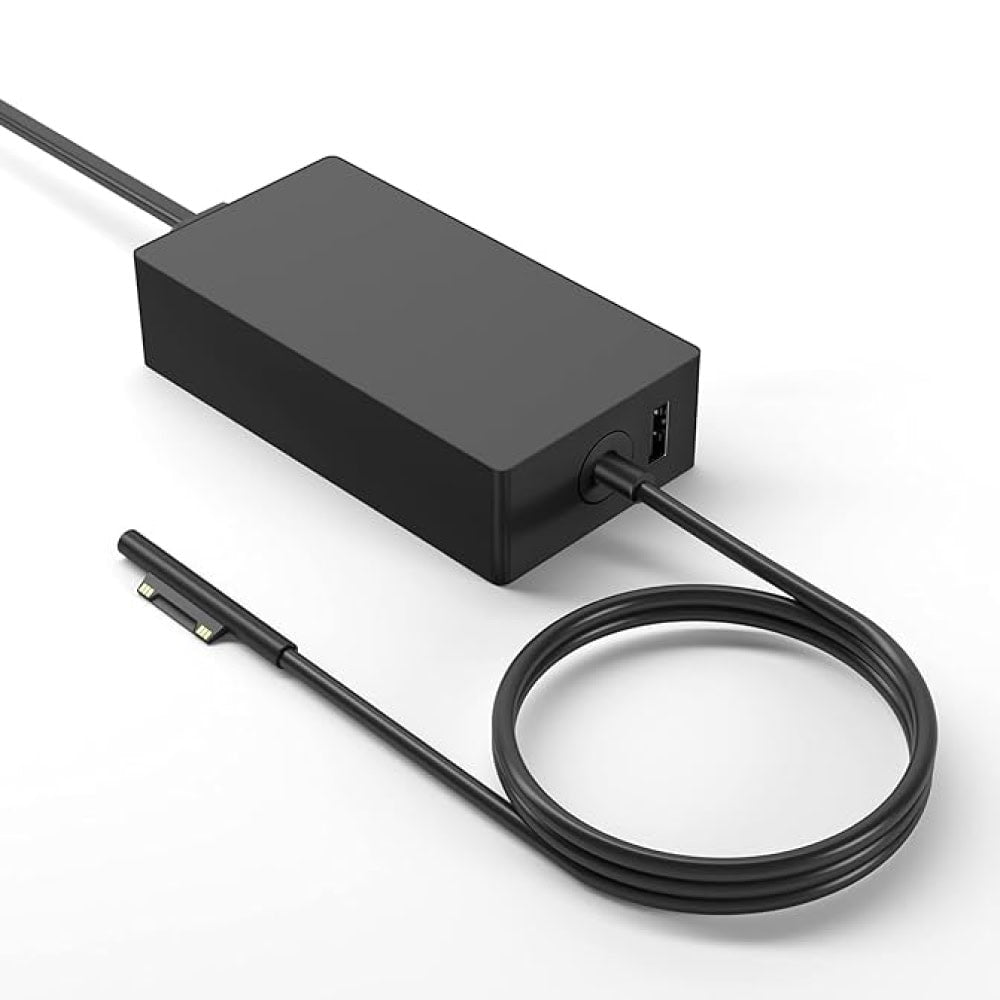 Techie Compatible Microsoft 44W Laptop Charger 15V, 2.58A, Surface Pin
