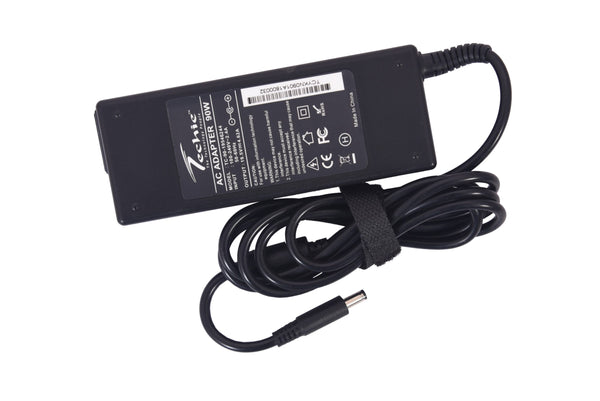 Techie 90W Laptop Charger for Dell Inspiron 15 3521, 15r 5010, 15r 5537, 17 5748, Latitude 14 E5450, Vostro 3560, Studio XPS 16 Series 19.5V, 4.62A, 7.4mm x 5.0mm