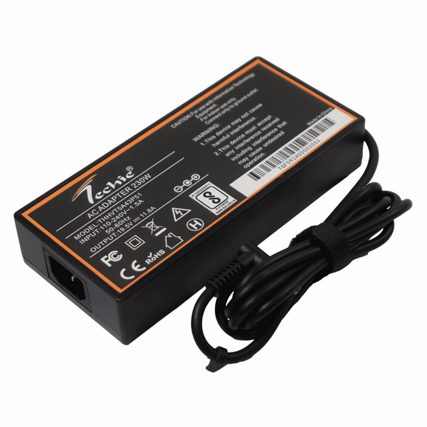 Techie 230W Laptop Charger for HP Omen 16-b, Victus 16, ZBook Fury 16 G10 Series(19.5V, 11.8A) 4.5*3.0MM Pin