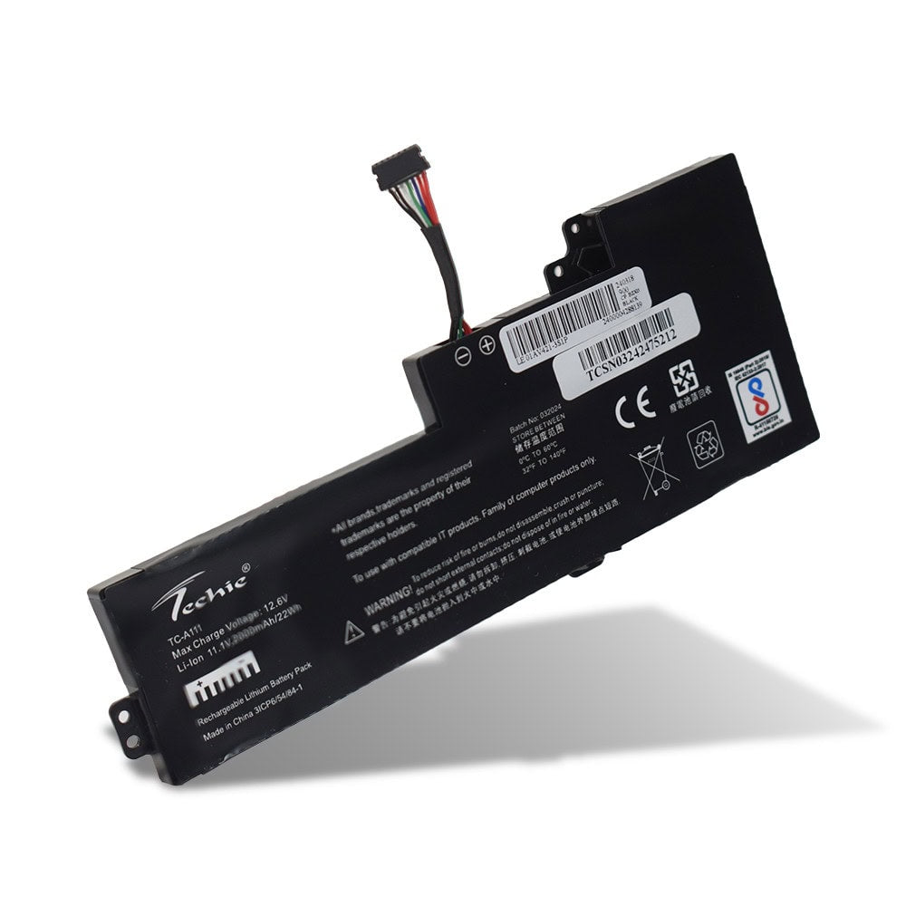 Techie Compatible Battery for Lenovo 01AV419 - 01AV420, 01AV421, 01AV489 ThinkPad T480, T470 Laptops (2000mAh, 3-Cell)