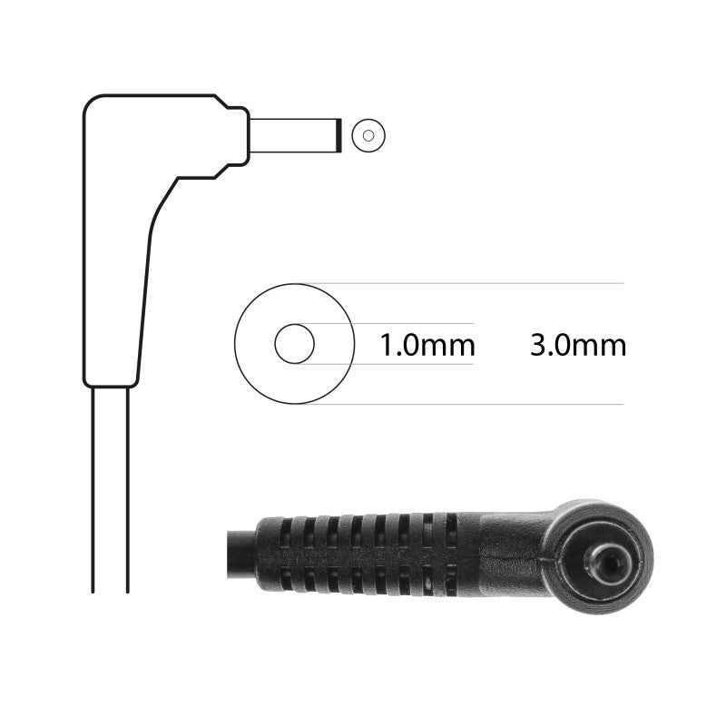 Techie 65W Acer Laptop Charger 19V, 3.42A, 3.0*1.1MM