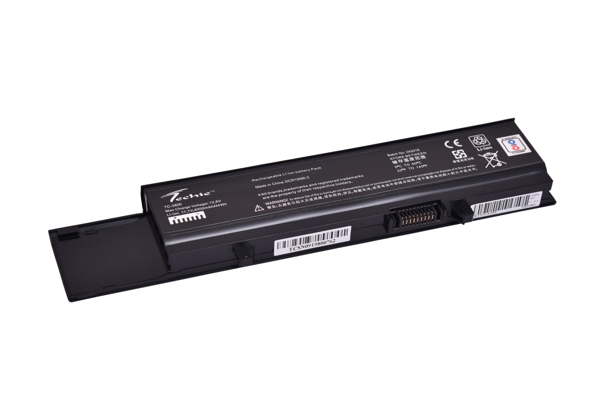 Techie Compatible Battery for Dell V3400 - Vostro 3500, 3700, Y5XF9 Series Laptops (4000mAh, 6-Cell)