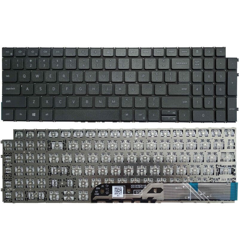 Techie Laptop Keyboard for Dell Inspiron 15 3510 3511 5510 5515, Inspiron 16 7610, Latitude 3520.