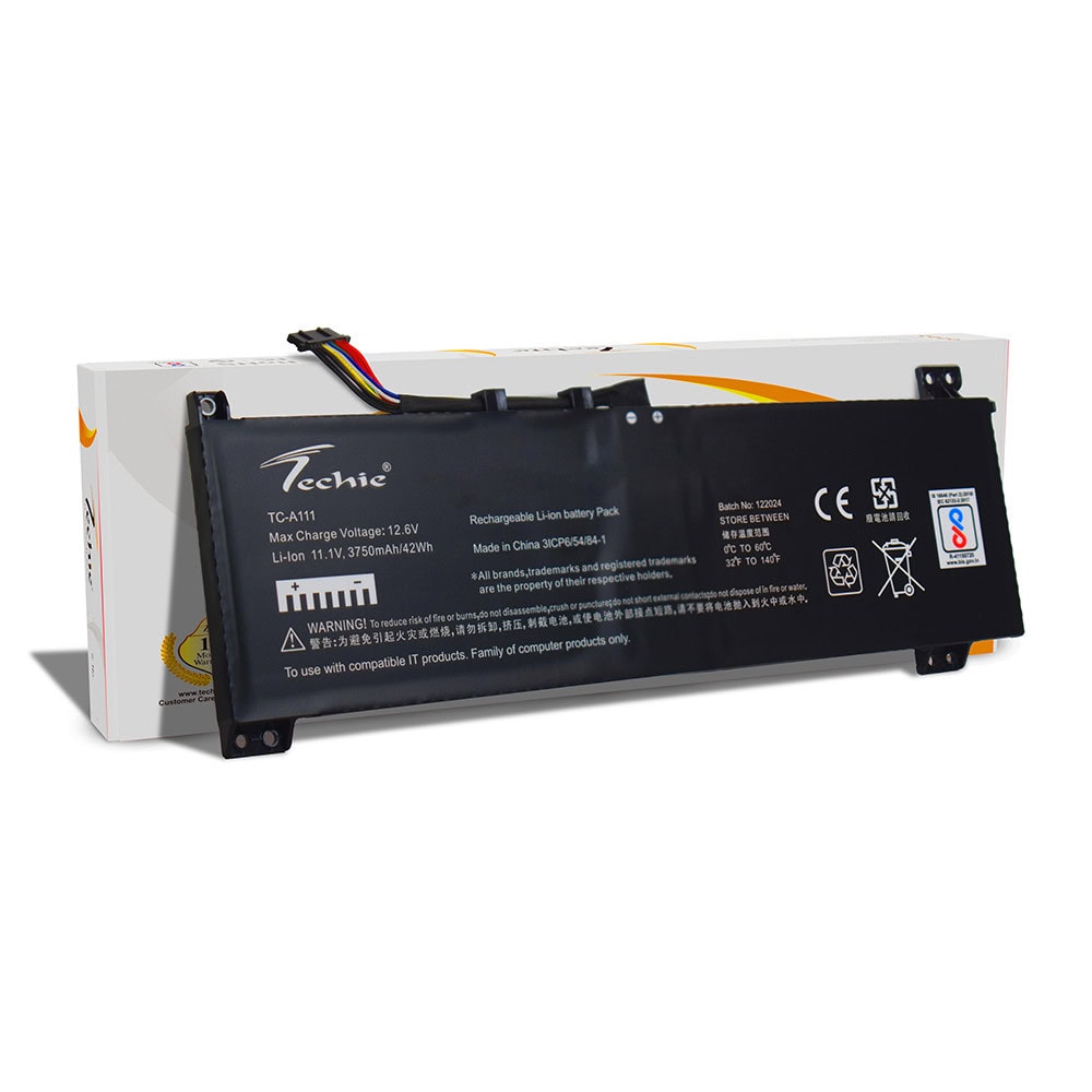 Techie Laptop Battery for Lenovo L20M3PC2, IdeaPad GAMING 3 15ACH6-82K Series Laptops (3750mAh, 3-Cell)