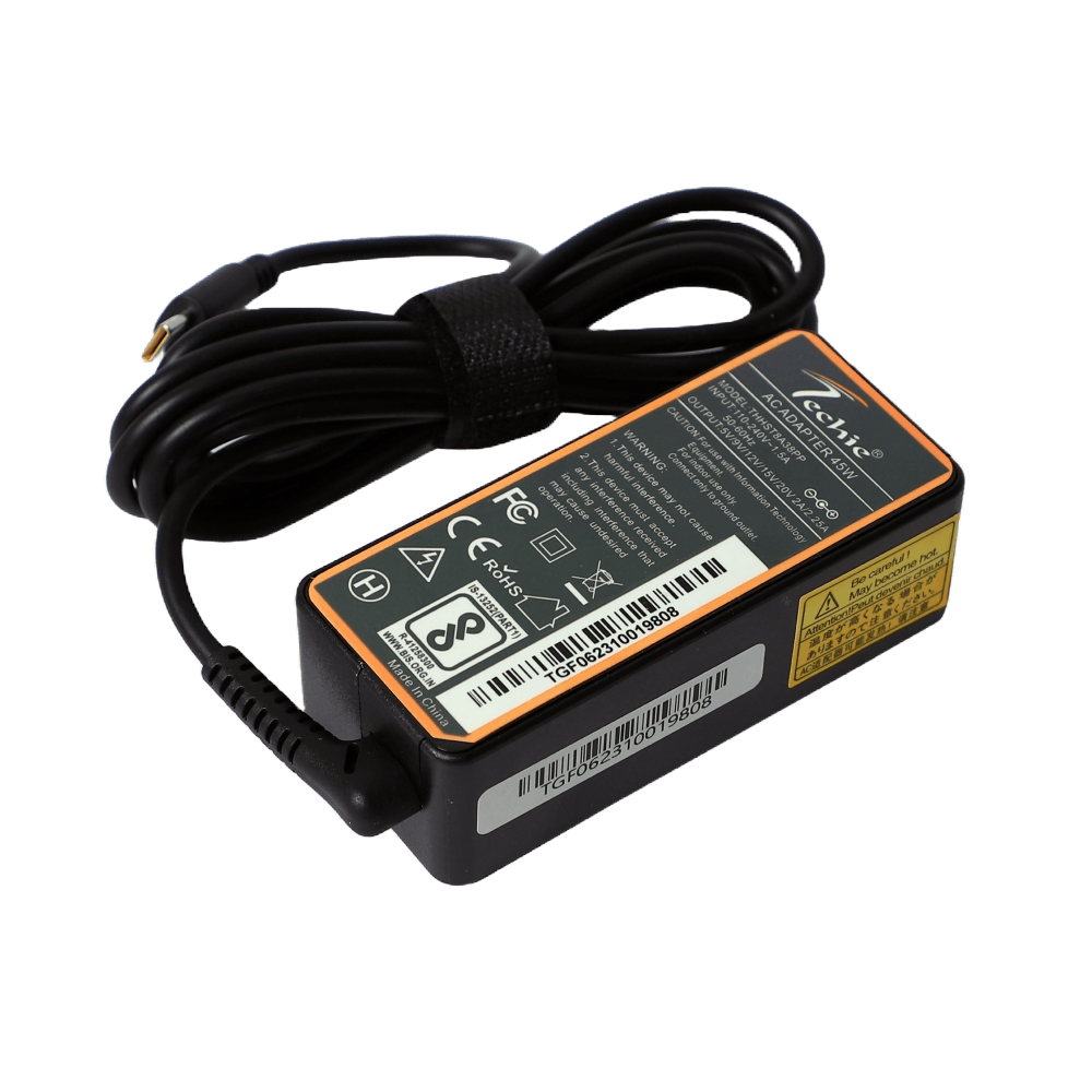 Techie 45W Type-C Universal Laptop Charger.