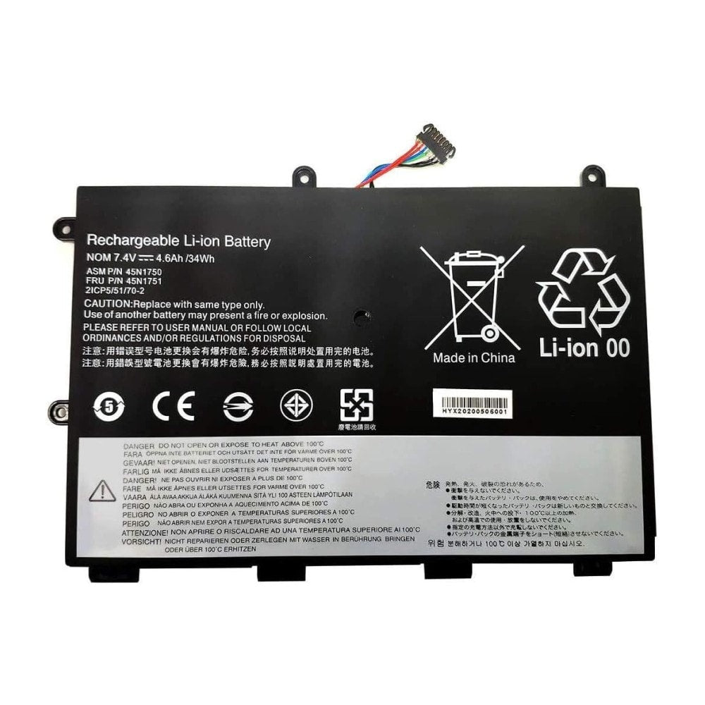 Techie Compatible Battery for Lenovo 45N1748 - 45N1751, 45N1749, ThinkPad YOGA 11E 20D9-9000PAU Laptops (4400mAh,-4Cell)