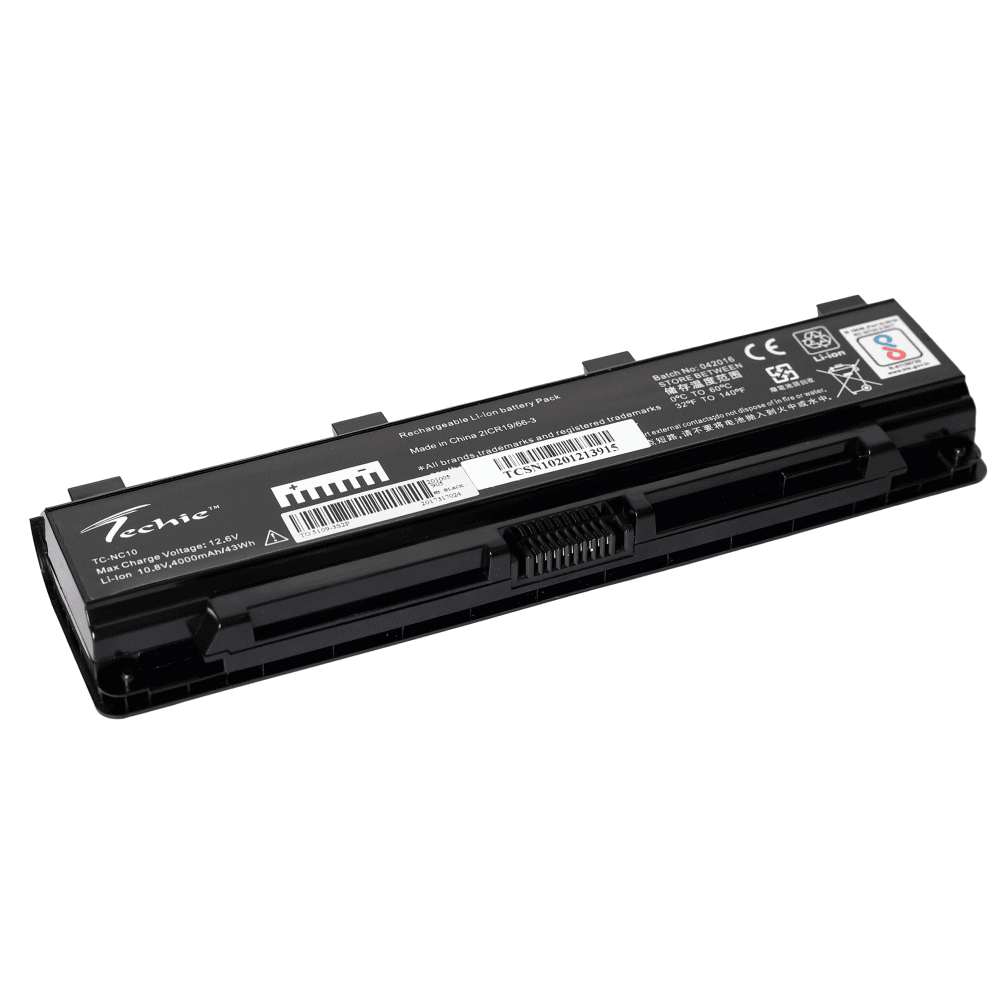 Techie Compatible Battery for Toshiba 5109U - PA5108U-1BRS, PA5109U-1BRS, PA5110U-1BRS, C40-AD05B1 Series Laptops (4000mAh, 6-Cell)