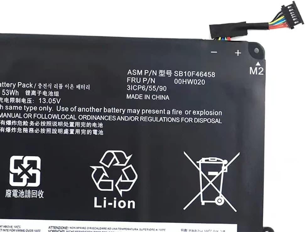 Techie Compatible Battery for Lenovo 00HW020 - 00HW021 - ThinkPad P40 Yoga Laptops (4000mAh, 4-Cell)