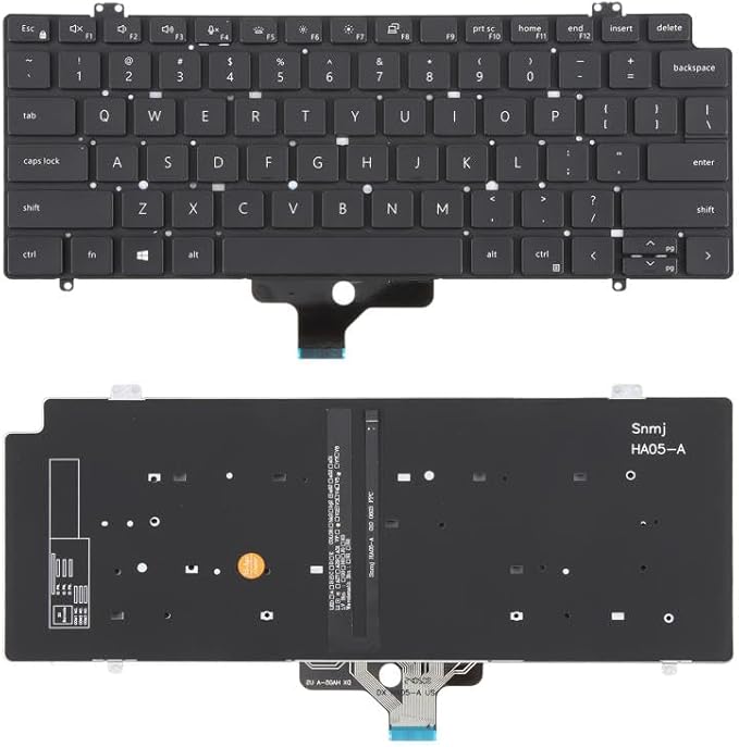 Techie Laptop Keyboard for Dell Latitude 7420, 7410 Series with Backlight