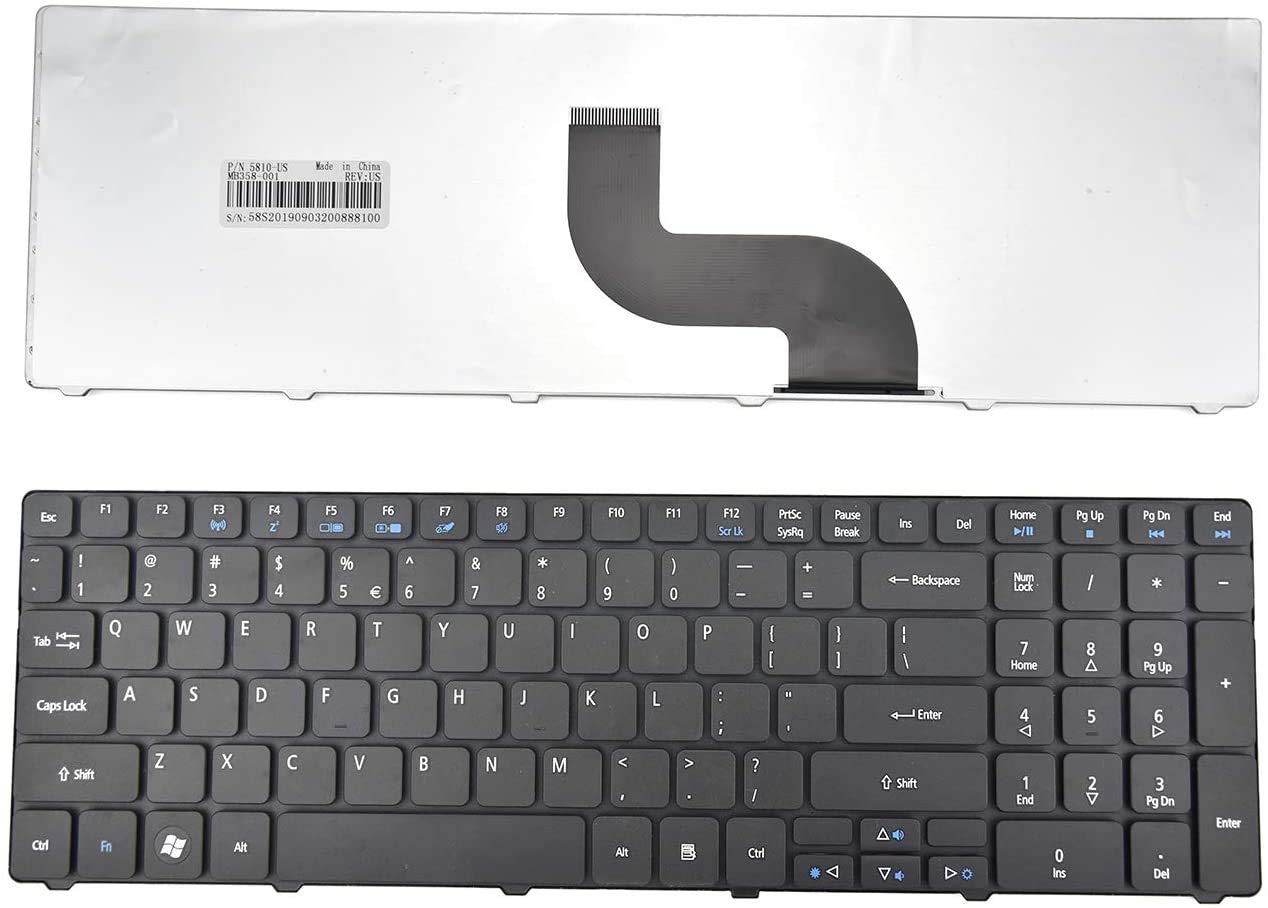 Techie Laptop Keyboard For Acer Aspire 5738, 5138, 5251, 5338, 5410, 5536, 5625, 5736, 5810, 7250, 7535, 7738