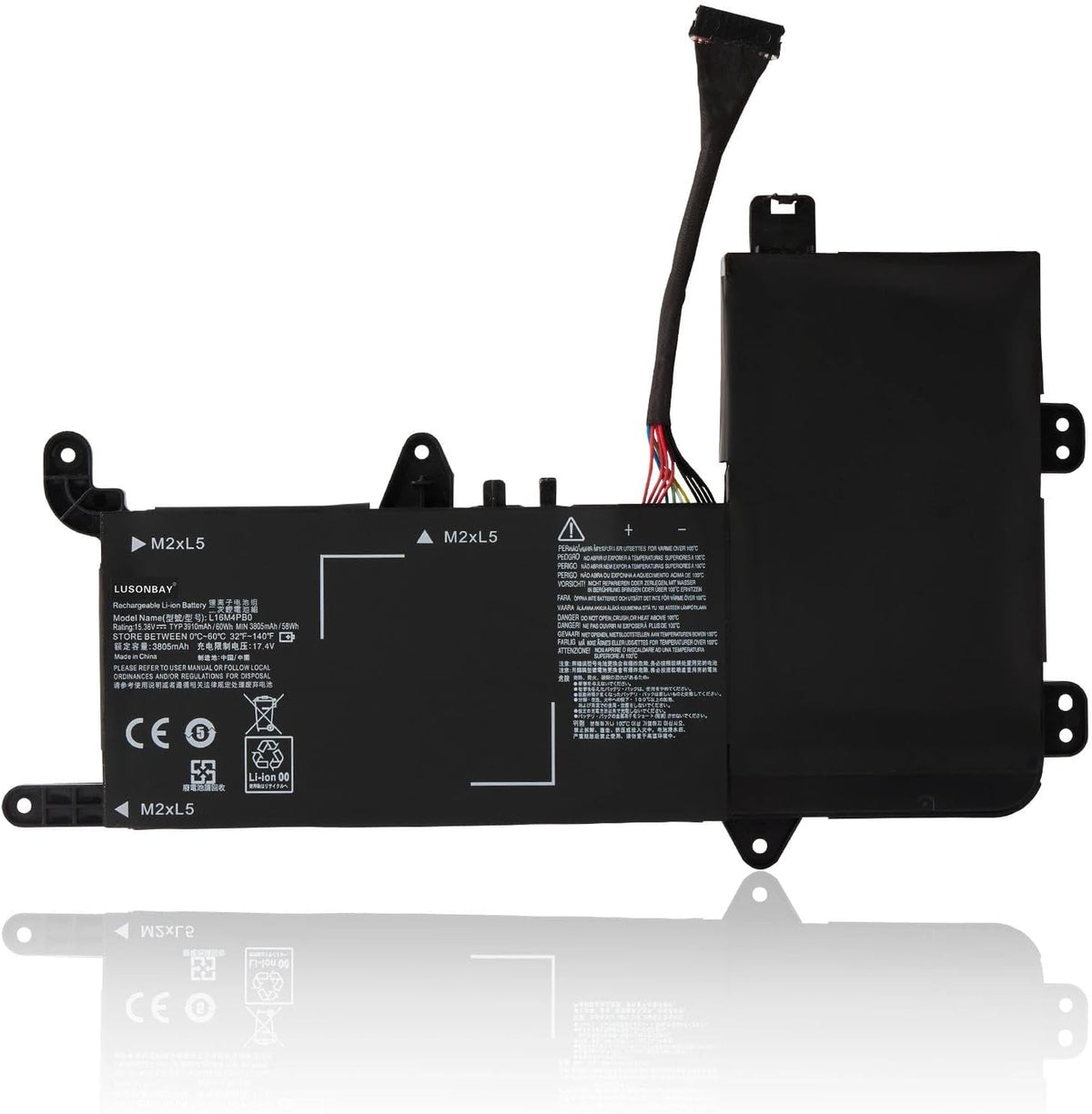Techie Compatible Battery for Lenovo L16M4PB0 – LEGION Y720-15IKB Series Laptops (3910mAh, 4-Cell)