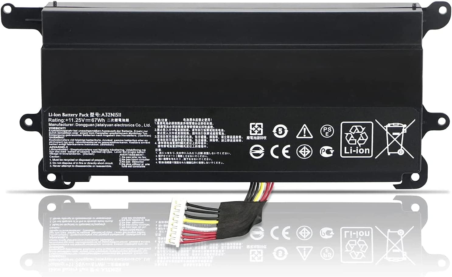 Techie Compatible Battery for Asus A32N1511 - G752VL, G752VM, G752VT, ROG G752VL, ROG G752VM Series Laptops (4400mAh, 6-Cell)
