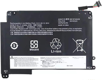 Techie Compatible Battery for Lenovo 00HW020 - 00HW021 - ThinkPad P40 Yoga Laptops (4000mAh, 4-Cell)