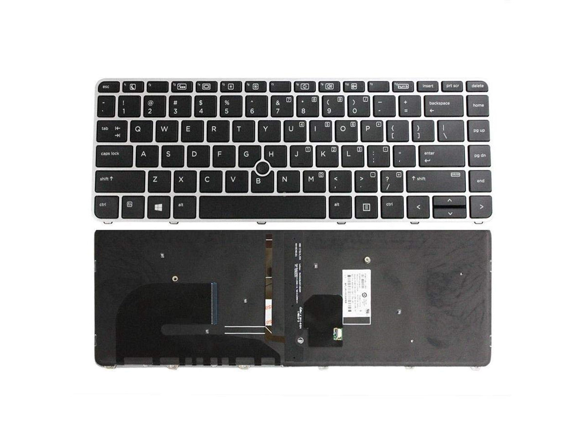 Techie Keyboard for Hp 840 G3 Laptops With Backlight Mouse.