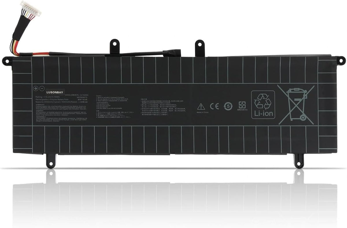Techie Compatible Battery for Asus C41N2004– ZenBook DUO 14 UX482EA &amp; UX482EG Series Laptops (4500mAh, 4-Cell)