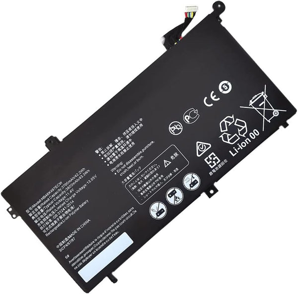Techie Laptop Battery for Huawei HB46K497ECW, MATEBOOK PL-W19, MATEBOOK D PL-W19, MATEBOOK D Laptops (3400mAh, 3-Cell)