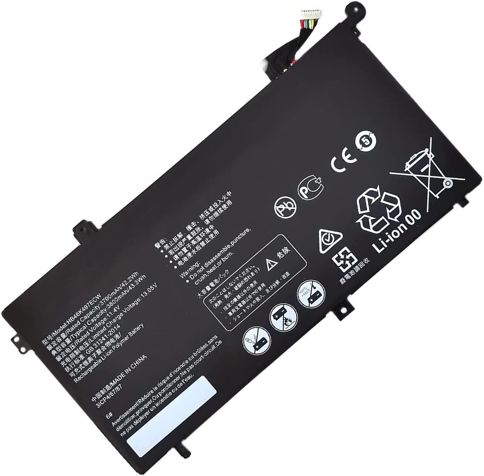 Techie Laptop Battery for Huawei HB46K497ECW, MATEBOOK PL-W19, MATEBOOK D PL-W19, MATEBOOK D Laptops (3400mAh, 3-Cell)