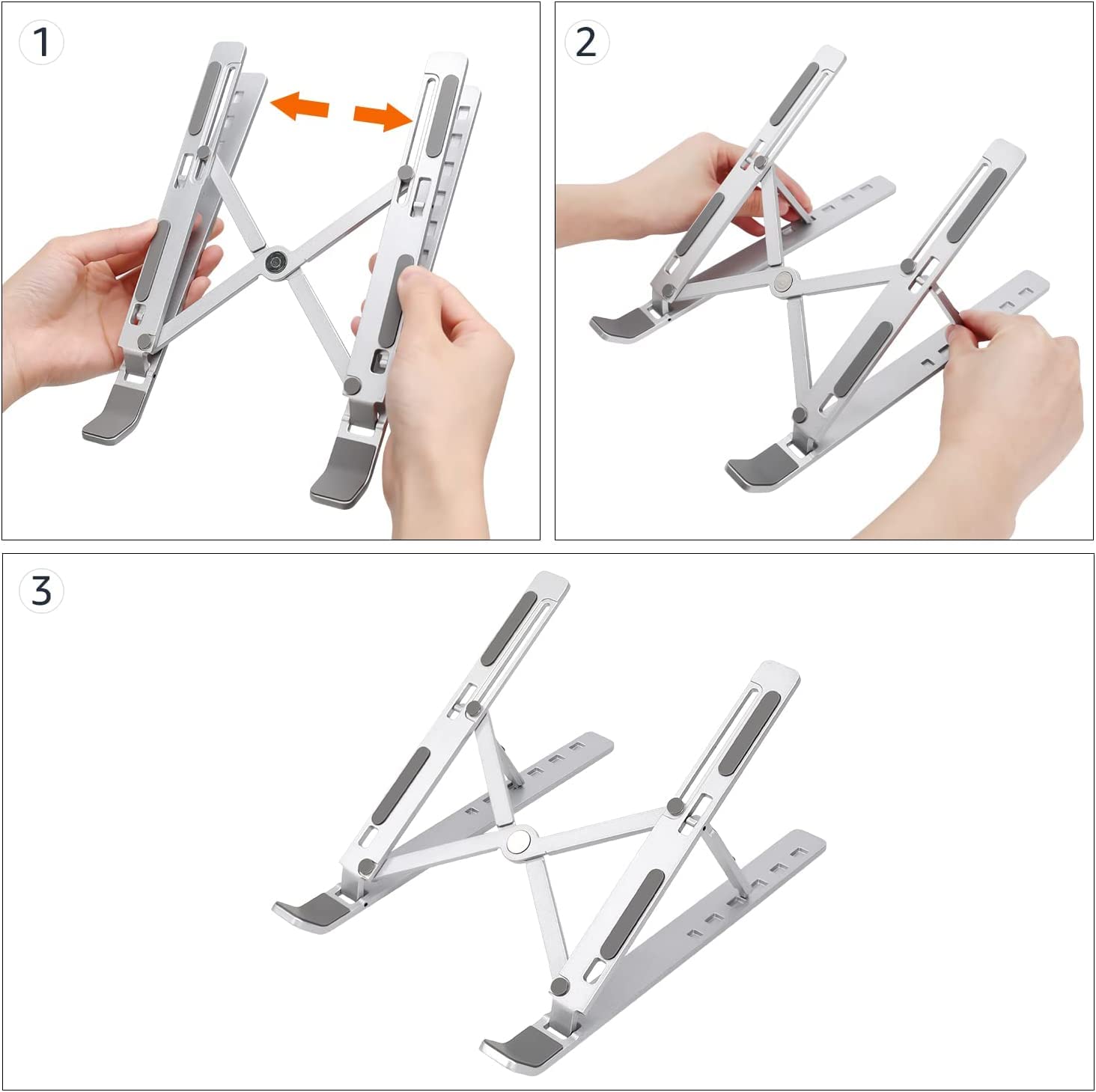 Techie Adjustable Laptop Table Stand For Macbook, Notebook and Tablet.