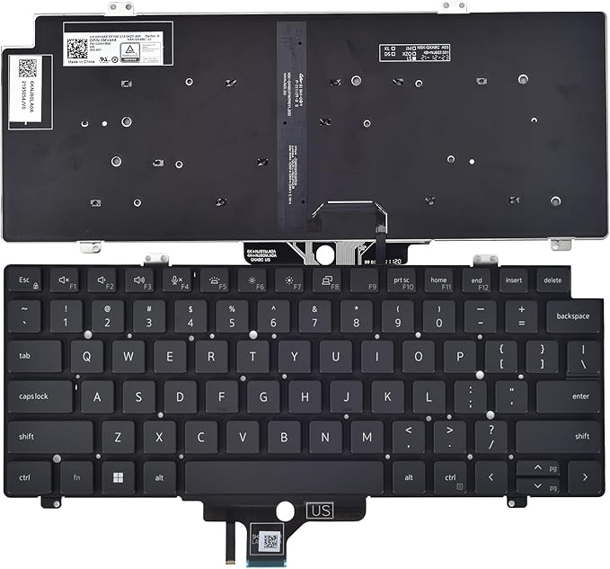 Techie Laptop Keyboard for Dell Latitude 5420, 5421, 5430, 5431, 5440, 5450 Series with Backlight