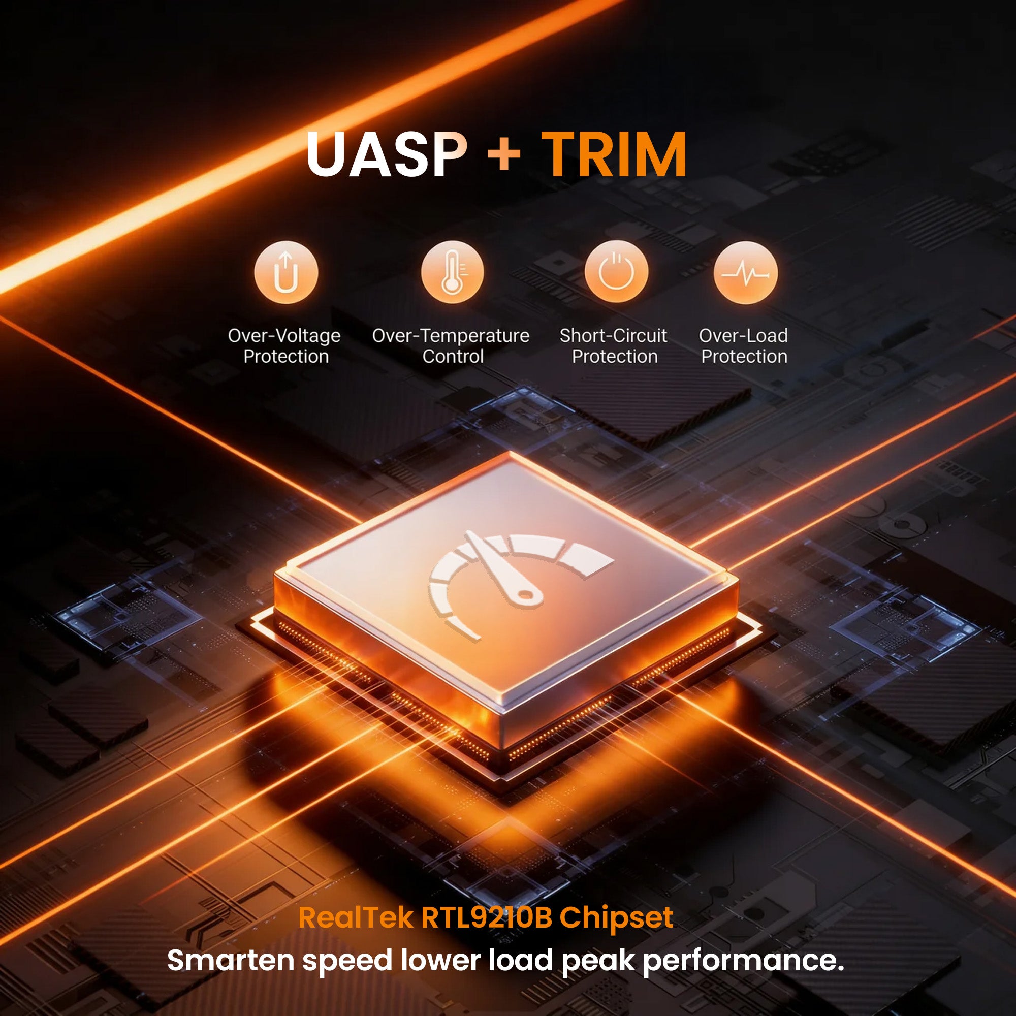 Techie M.2 NVMe + NGFF SATA SSD Enclosure – USB 3.2 Gen 2 / 10 Gbps, Aluminium with Heat Sink