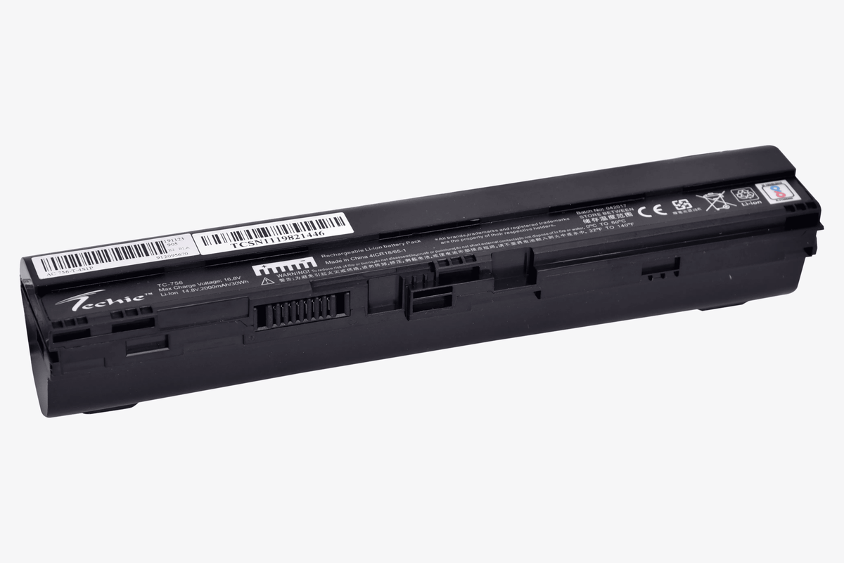 Techie Compatible Battery for Acer 756 - AL12X32, AL12A31, AL12B32, ACER Aspire One 756 Laptops (2200mAh, 4-Cell)
