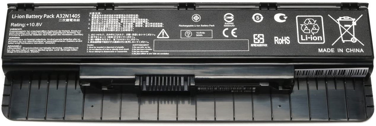 Techie Compatible Battery for Asus G551J - G551, G58JK, N771, A32N1405 Laptops (4000mAh, 6-Cell)