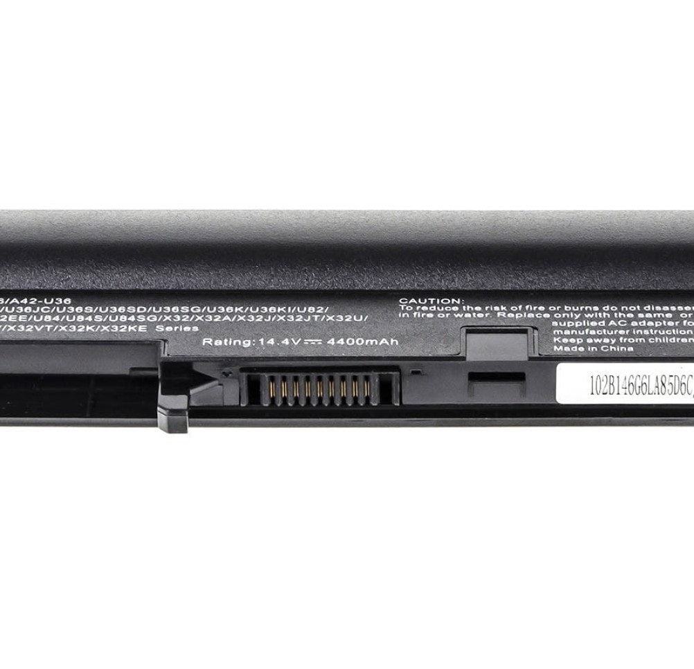 Techie Battery for Asus A41-U36 - Asus U32J, U32U, U36J, U36S, U36K, Laptops (4400mAh, 8-Cell)