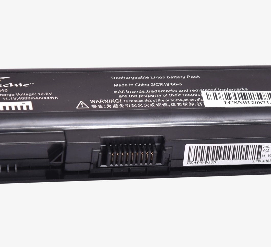 Techie Compatible Battery for Dell A840 - Dell Vostro 1014, 1015, 1088, G069H, F287H Laptops (4000mAh, 6-Cell)