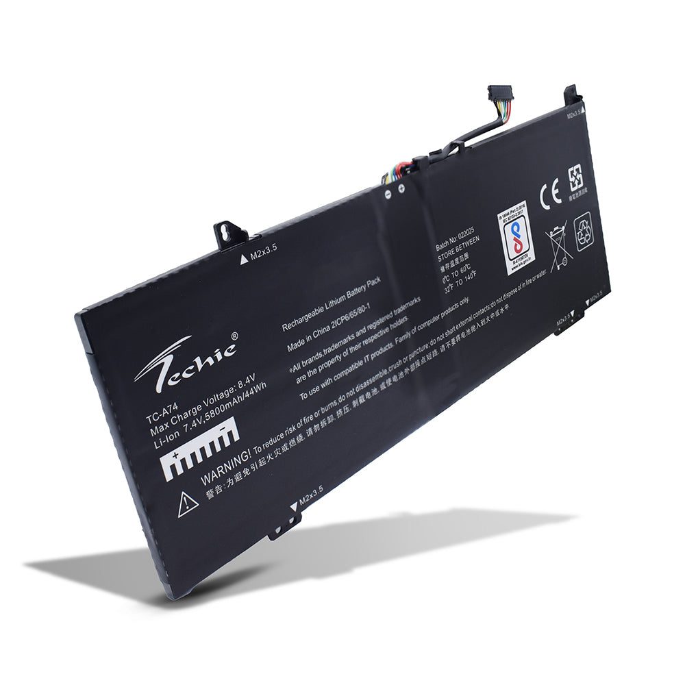 Techie Compatible Battary for Lenovo Ideapad 530S-15IKB - 530S-14ARR, Flex 6-14IKB, Yoga 530-14IKB, L17C4PB0 Laptops (5800mAh, 4-Cell)
