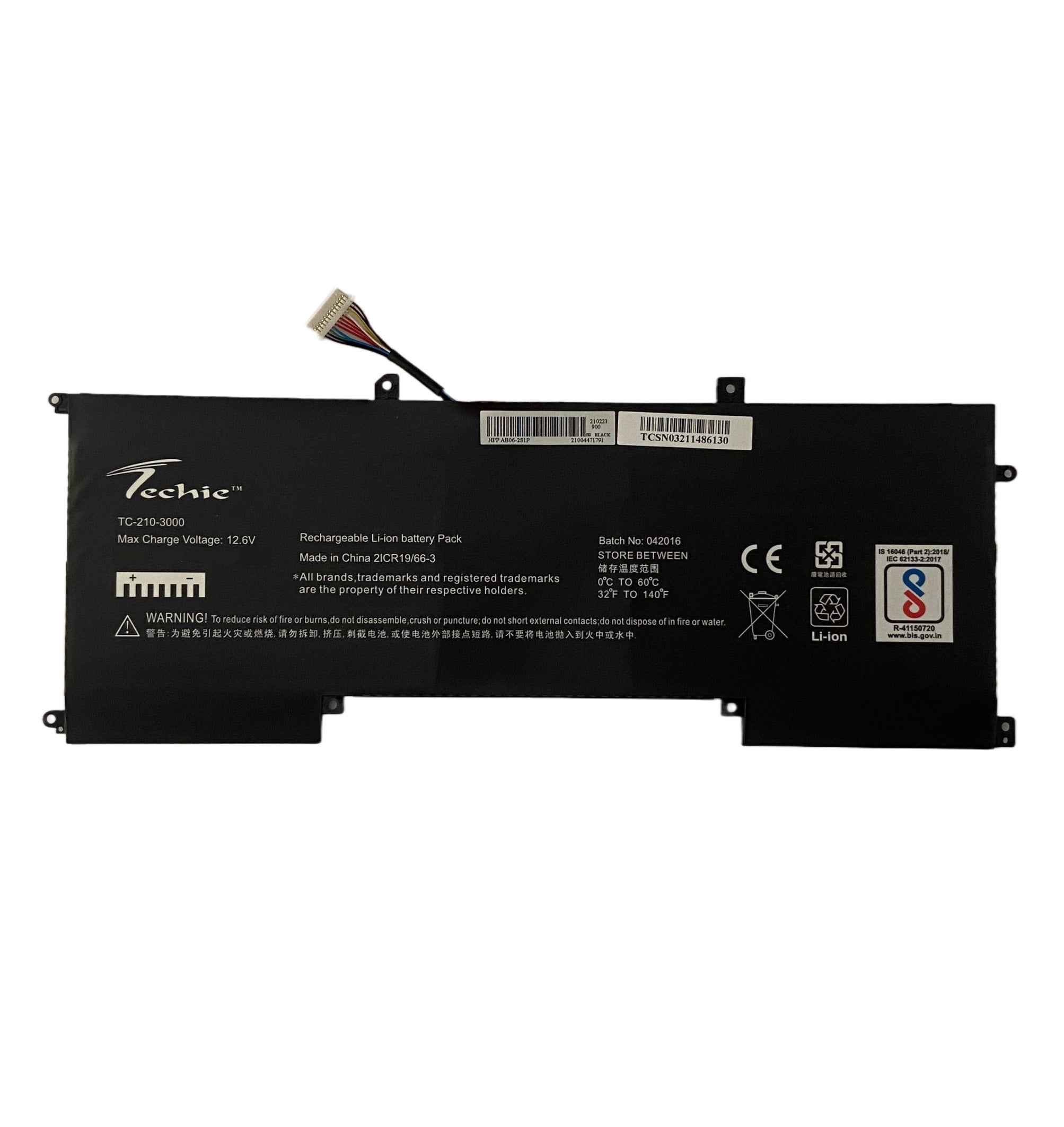 Techie Compatible Battery for HP AB06 - AB06XL HSTNN-DB8C Envy 13-AD000NB Laptops (3600mAh, 2-Cell)