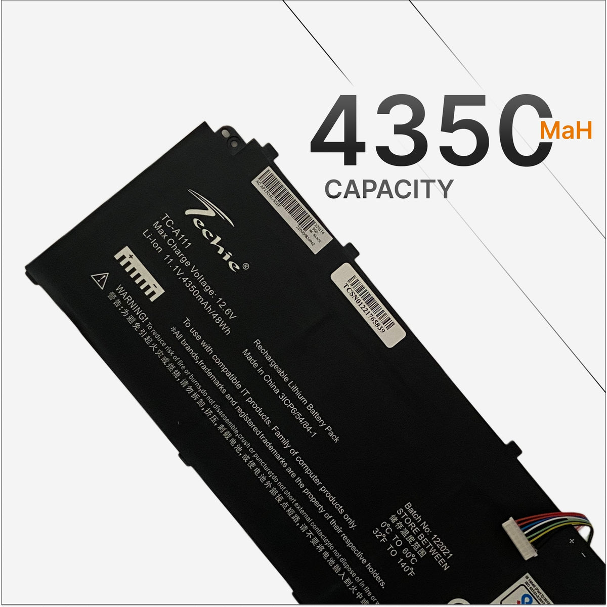 Techie Compatible Battery for Acer SF514 -  AP1505L, AP15O5L Laptop (4350mAh, 3-Cell)