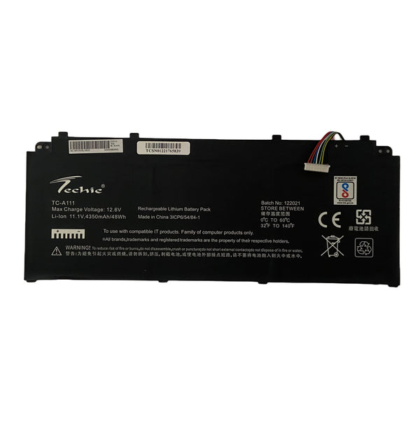 Techie Compatible Battery for Acer SF514 -  AP1505L, AP15O5L Laptop (4350mAh, 3-Cell)