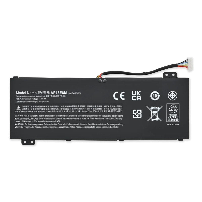Techie Compatible Battery for Acer AP18E7M - Acer NITRO 5 AN515-54-52YA, AN515-43-R14Z Laptops (3620mAh, 4-Cell)
