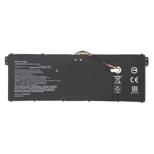 Techie Battery for Acer AP19B5L – Aspire VERO AV15-51-51EG, 54QD, 55ZQ, 71JU, 78H5 Laptops (3400mAh, 4-Cell)