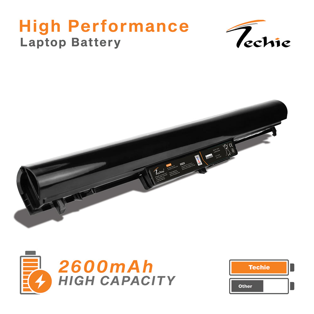 Techie Pro Series Laptop Battery for HP OA04 – 4-Cell, 2600 mAh, Long Backup