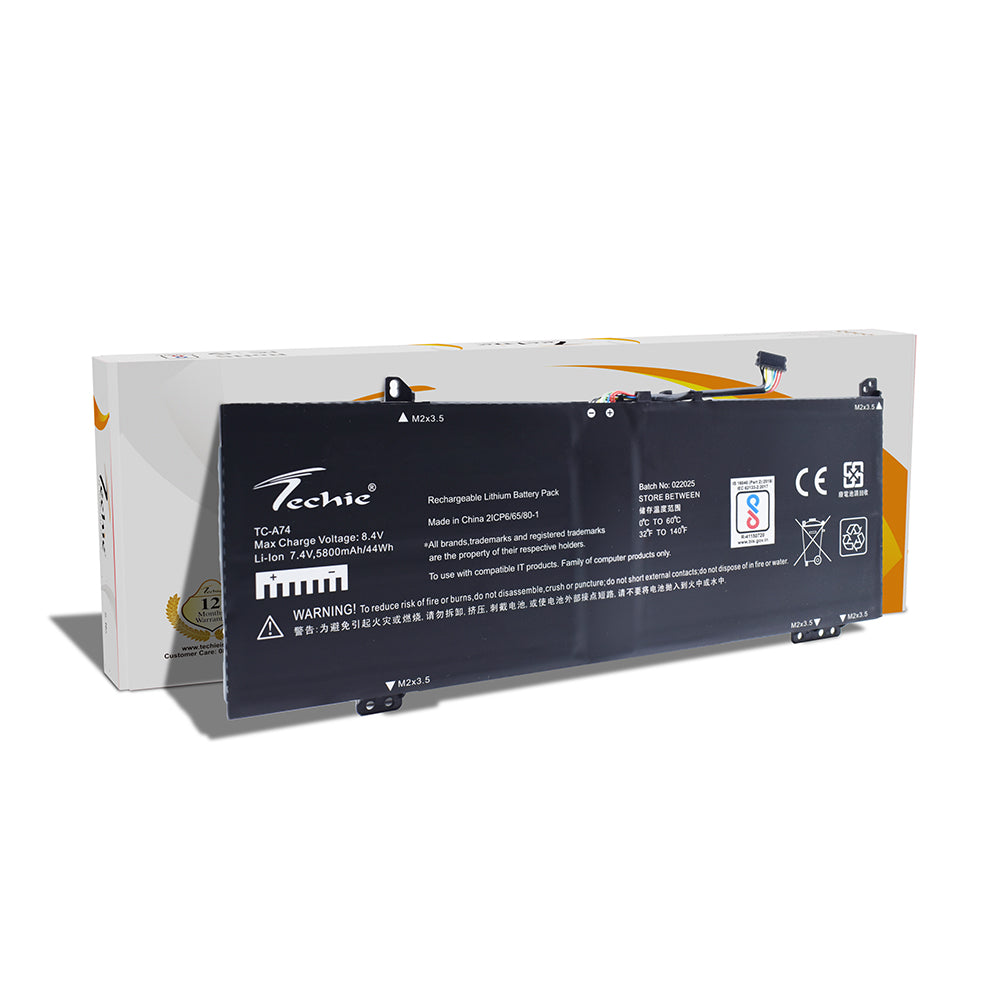 Techie Compatible Battary for Lenovo Ideapad 530S-15IKB - 530S-14ARR, Flex 6-14IKB, Yoga 530-14IKB, L17C4PB0 Laptops (5800mAh, 4-Cell)