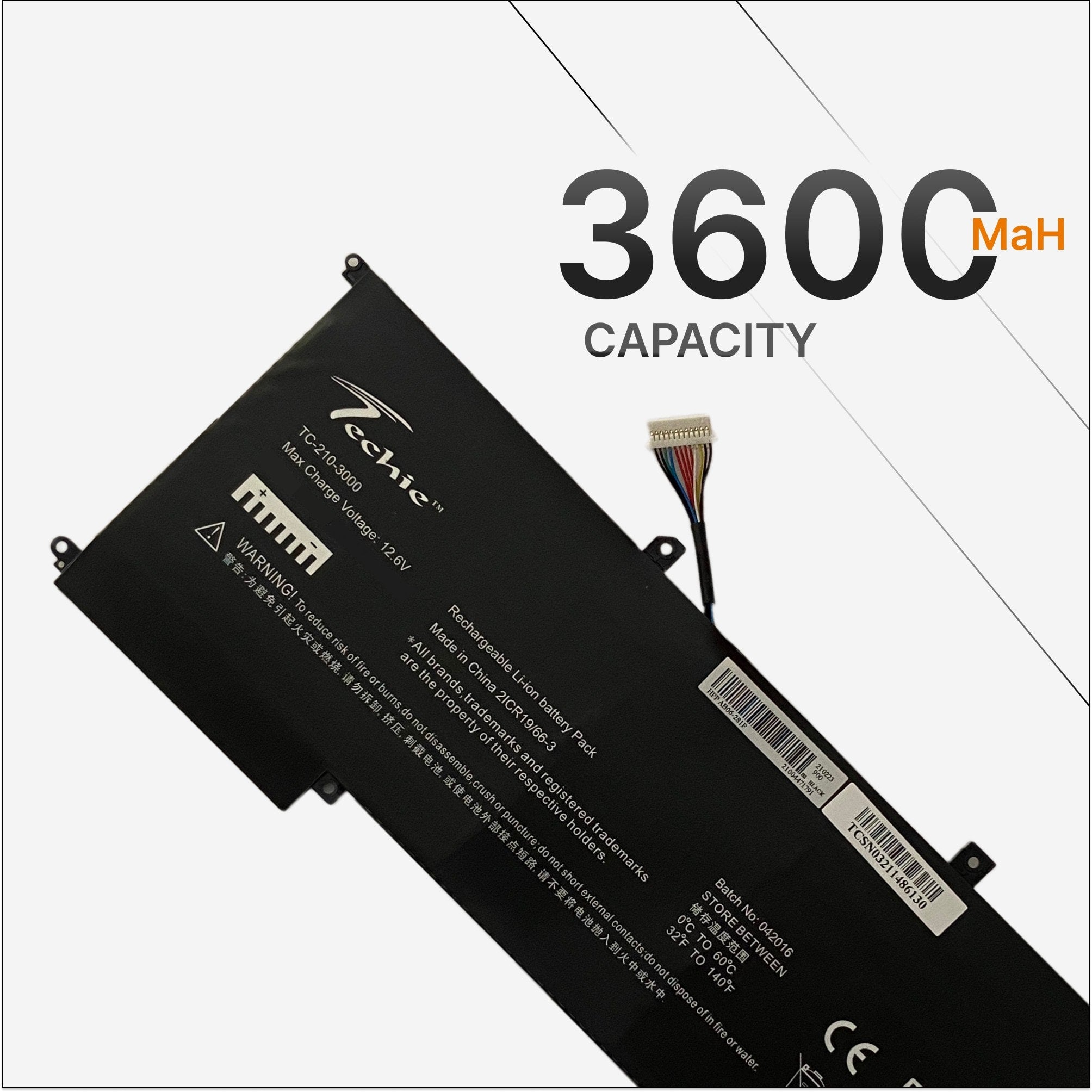 Techie Compatible Battery for HP AB06 - AB06XL HSTNN-DB8C Envy 13-AD000NB Laptops (3600mAh, 2-Cell)