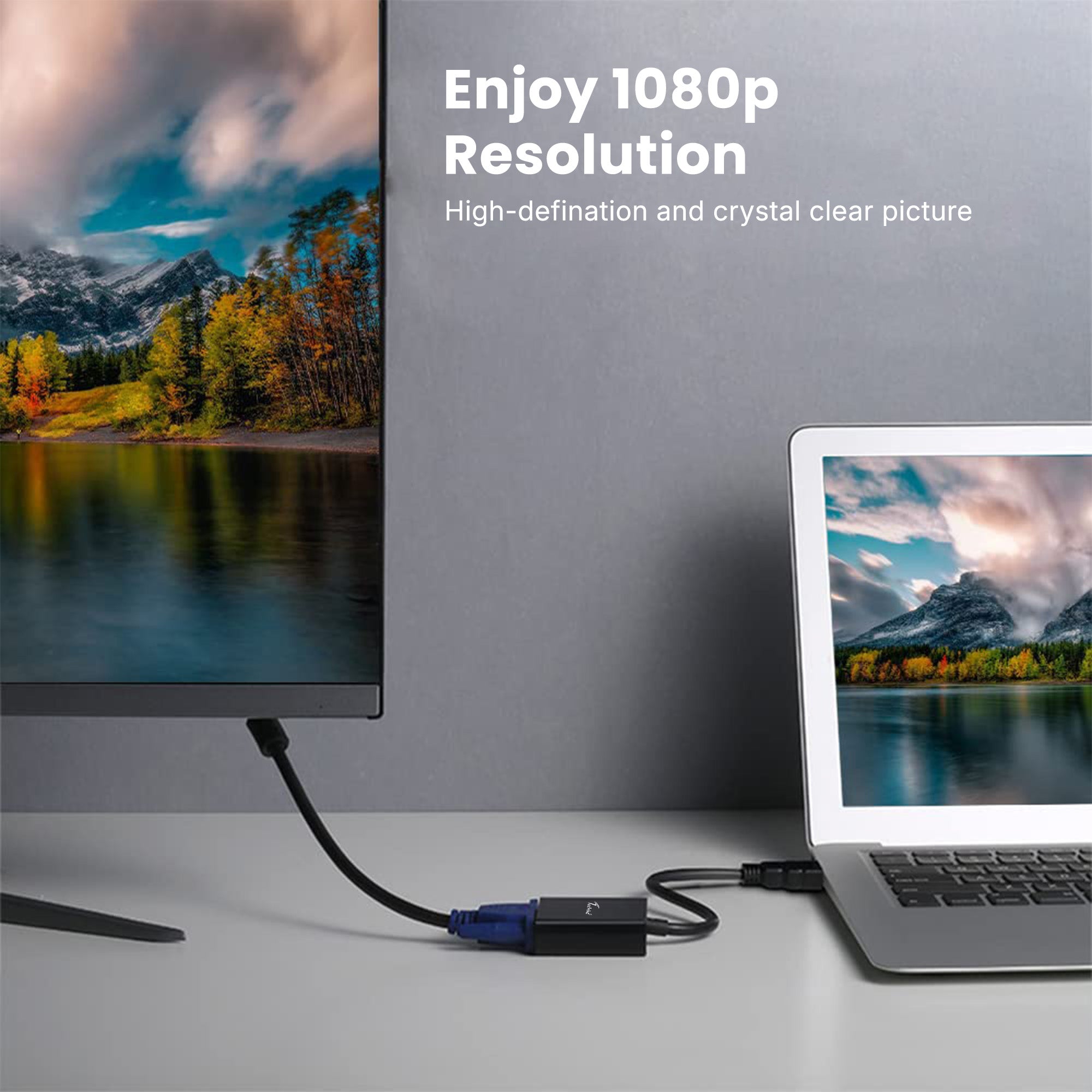 Techie HDMI to VGA Converter – 1080P Full HD