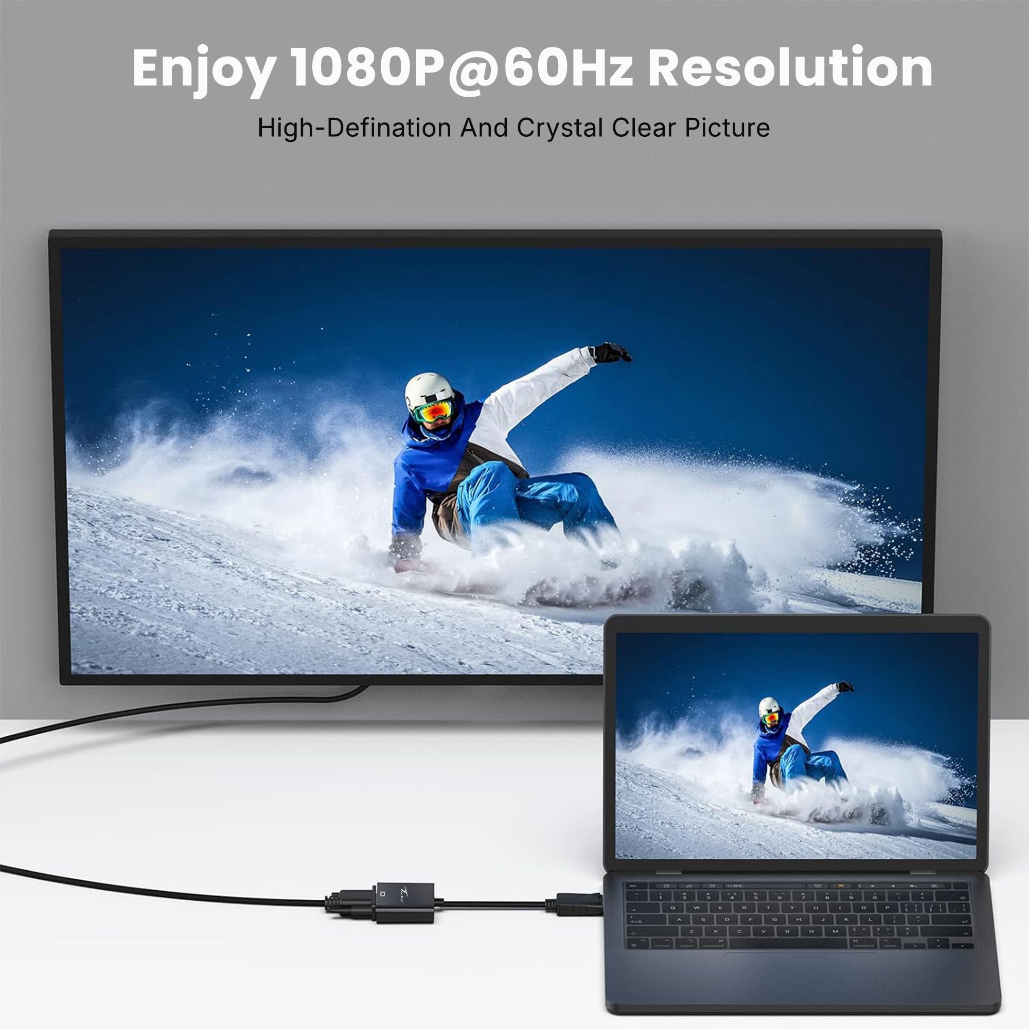 Techie DisplayPort (DP) to VGA Converter