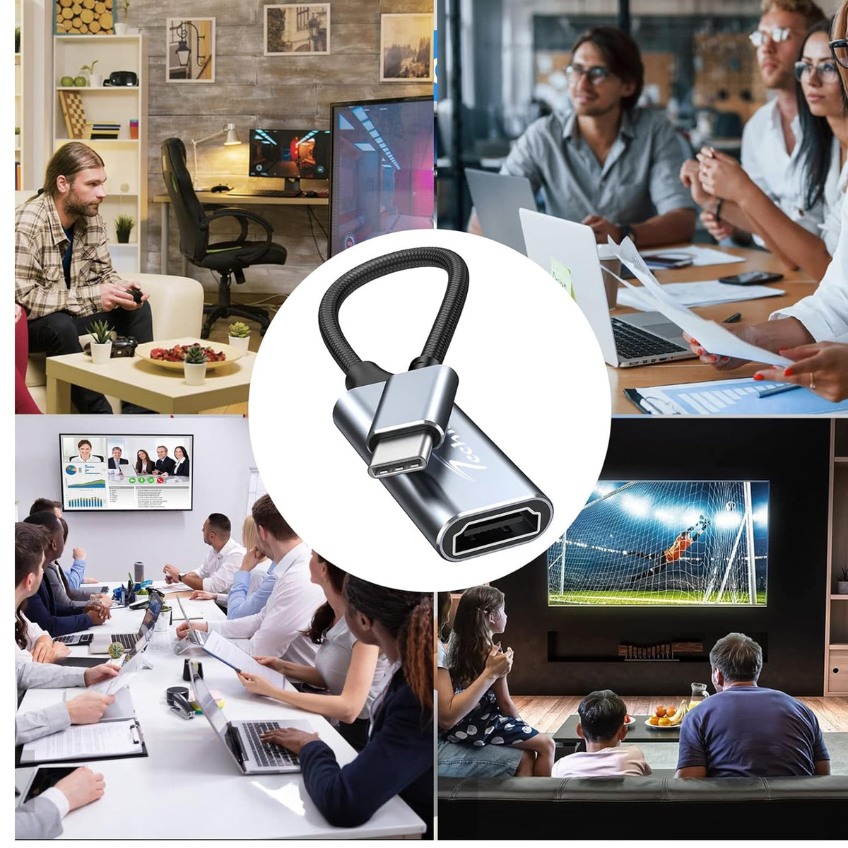 Techie Type-C to HDMI 4K 30 Hz Converter