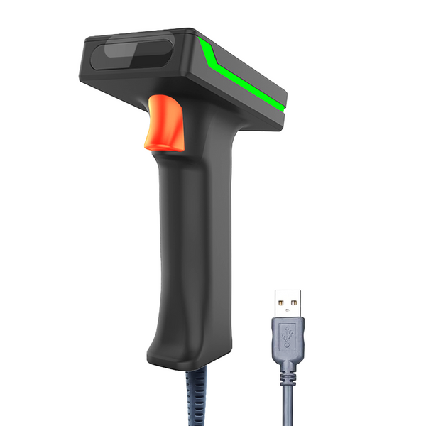 Techie USB wired 2 dimensional scanning barcode reader.