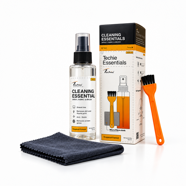 Techie Essential Cleaning Kit – For Screens & Gadgets