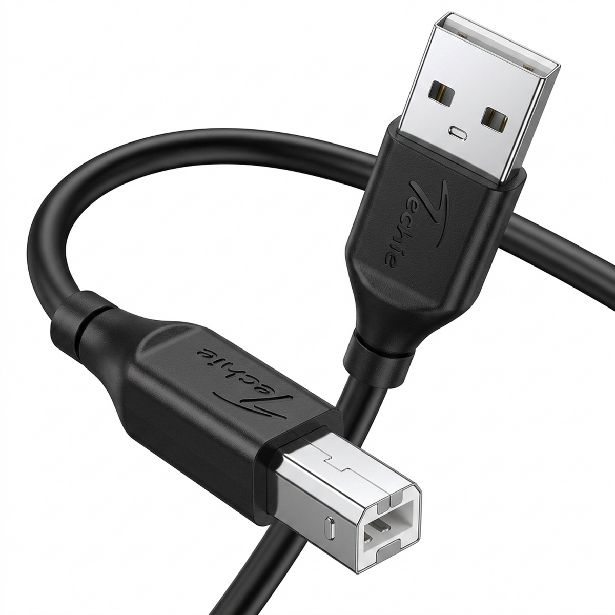 Techie USB-A to USB-B Printer Cable