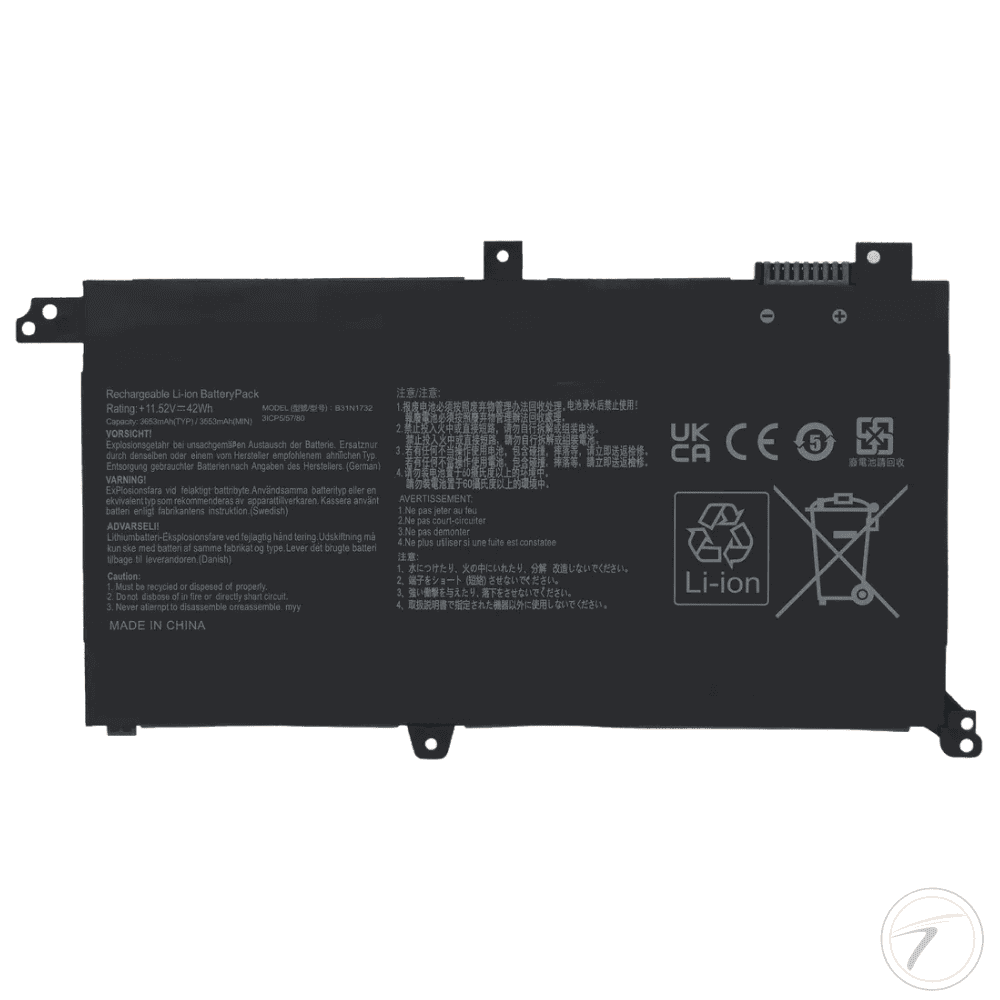 Techie Compatible Battery for Asus B31N1732 - Asus Vivobook X571GT, A571GT, X430FN, Laptops (3600mAh, 3-Cell)