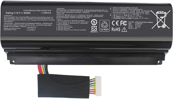 Techie Compatible Battery for Asus G751 - A42N1403, GFX71 Laptop (4000mAh, 8-Cell)