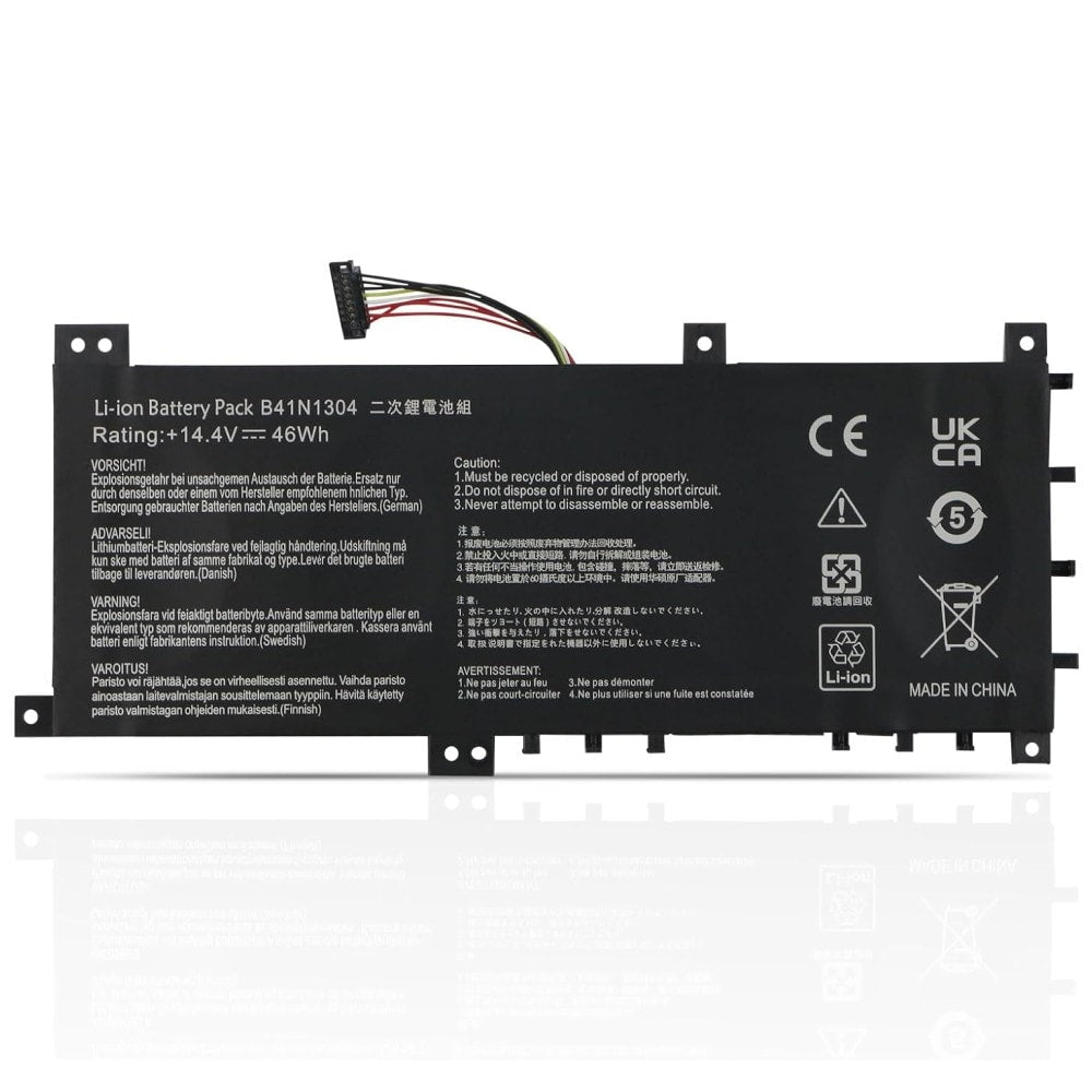 Techie Battery for Asus B41N1304 - Asus VivoBook K451, S451LB-2A, R453LN-WX088H laptops (2600mAh, 4-Cell)
